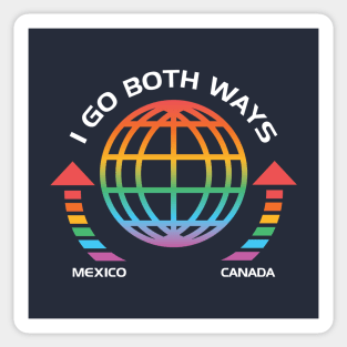 Both Ways (rainbow) Sticker